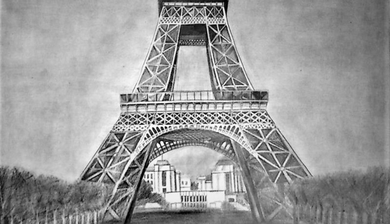 Eiffel Tower – drawing