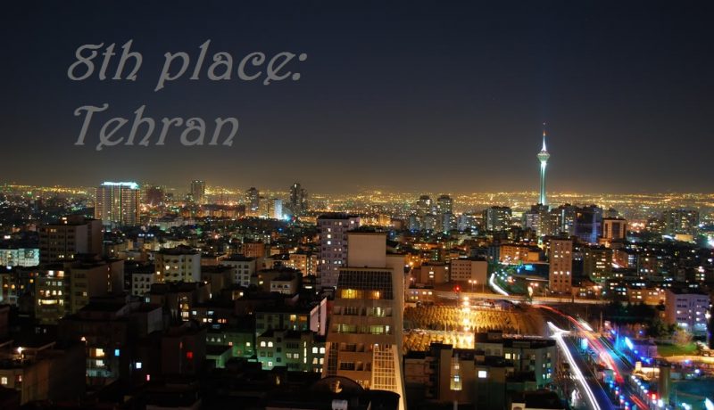 Top 10 Cities in the Middle East – 8. Tehran