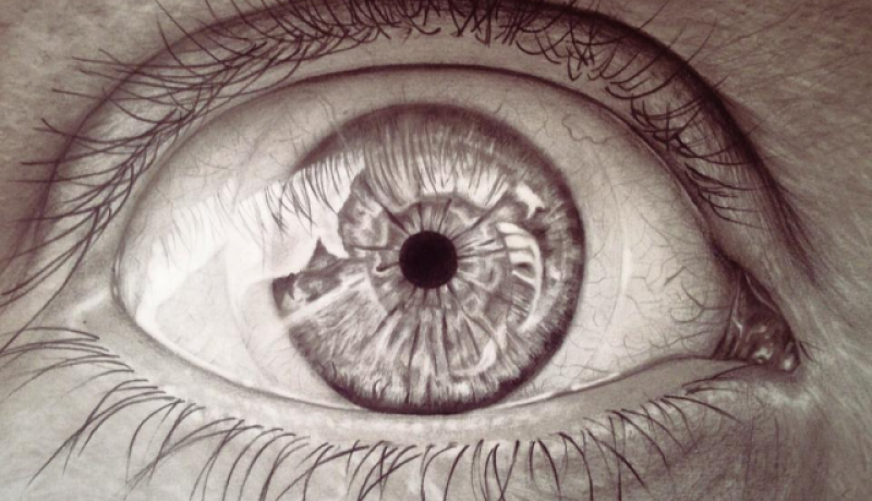 Realistic eye drawing