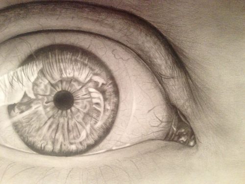 Realistic eye drawing