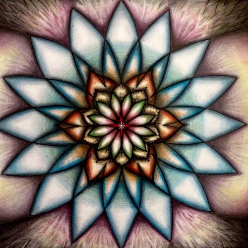 Mandala drawing