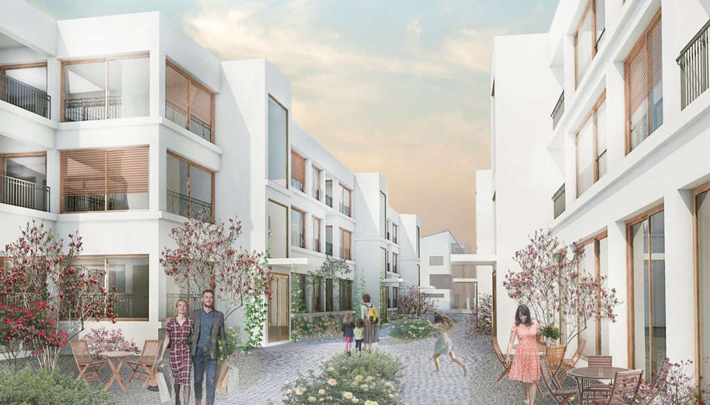 Locuinte colective in Bucuresti - randare