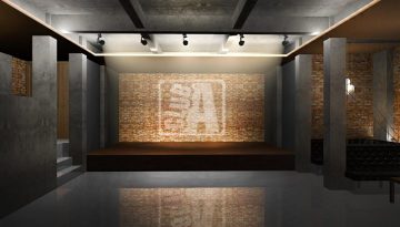 Club A - Propunere amenajare sala de dans scena