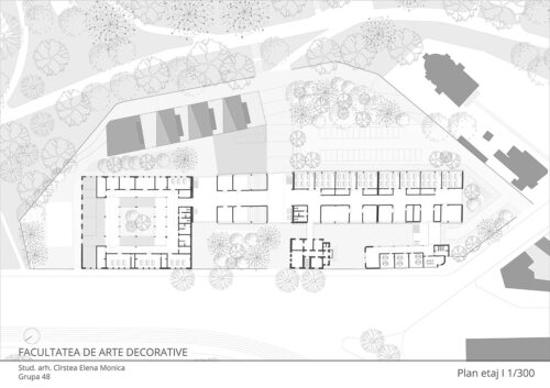 Facultate de arte langa Parcul Carol