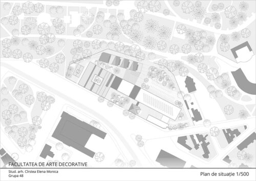 Facultate de arte langa Parcul Carol